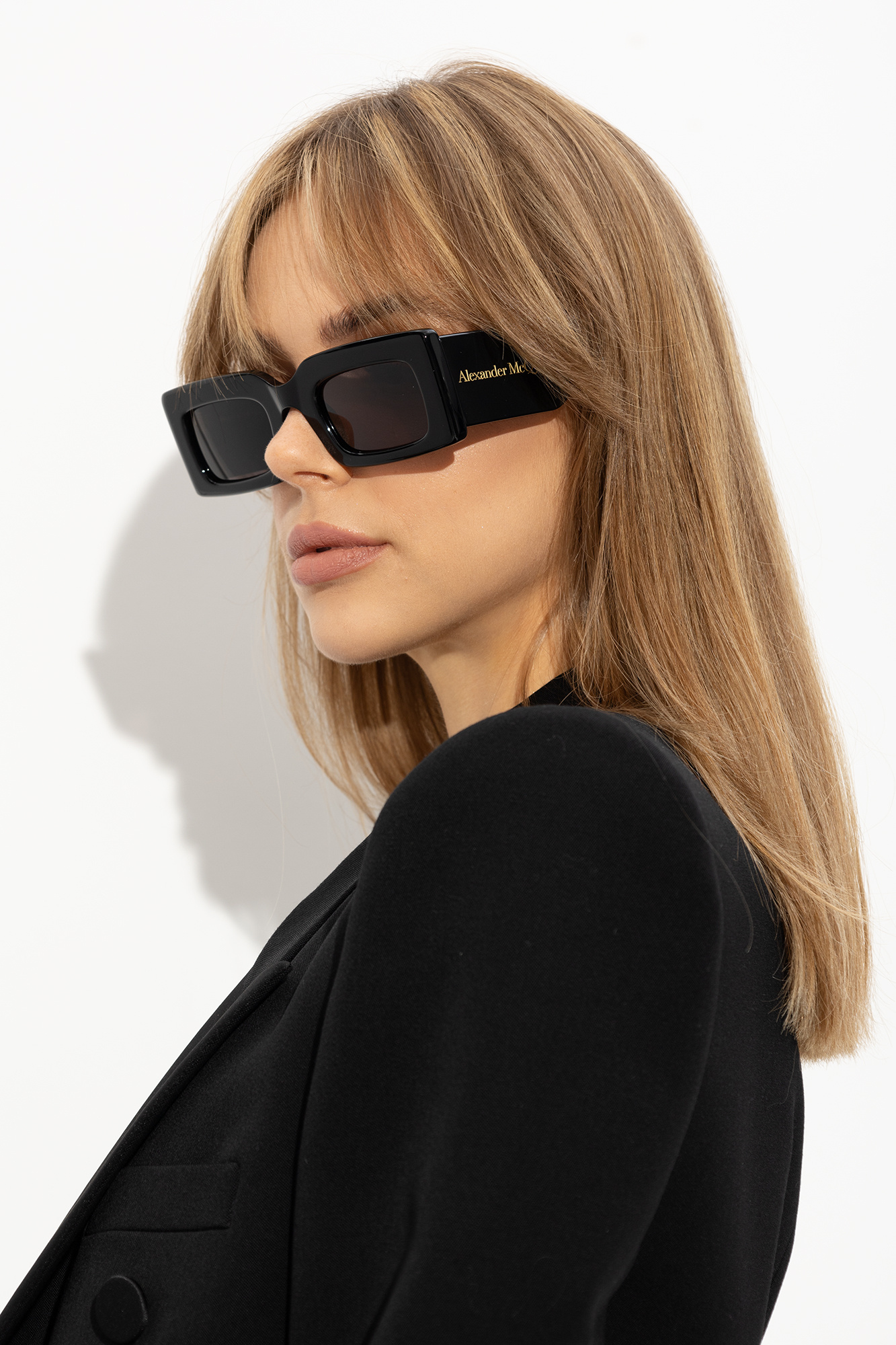 Alexander mcqueen square sunglasses on sale